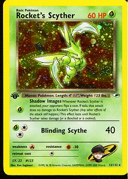 013 Team Rocket's Scyther